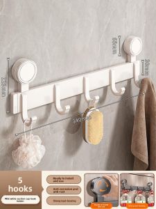 MONLEYTA | Adhesive Door Back Hooks Powerful Glue No Punching Strong Load Bearing Storage Rack Coat Hooks Indoor Door Clothes Hanger