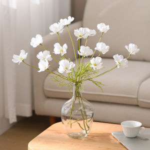 1/3Pcs Artificial Flowers Bouquet 60cm 4 Head Fake Flowers for Home Decor Garden Wedding Decoration Flower Arrangement Accessory