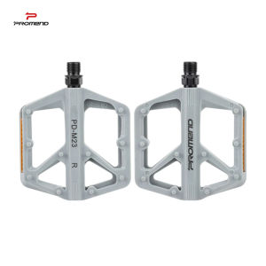 PROMEND Economic MTB Flat Bike Nylon Pedal Double DU Bushing AM Enduro Road Bicycle Pedal 9/16 Thread Soft Riding For Gravel