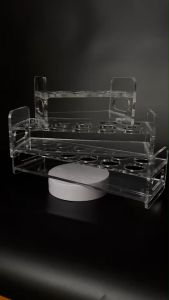 ถาดวางแก้วช็อต 6 ช็อต ความหนา 5 มิล สินค้าพร้อมส่ง