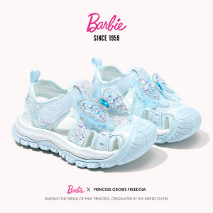 Barbie | Elsa Princess Head-covered Summer Sandals for Girls