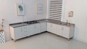 Kitchen Sink Stainless Steel With Cabinet Set Island Table For Kitchen Sink Cabinet Counter Top Wash Basin Vertical Sink