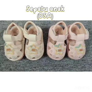 Sandal Flat Korea Anak Cewe/ Sepatu Sandal Bayi Motif Bunga Star/ Flatshoes anak perempuan D5A LYME