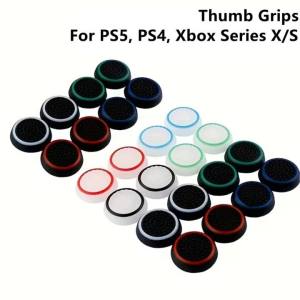 Enhanced Performance Thumb Grips Joystick Accessories For PS5 PS4 Xbox Series X/S Non-Slip And Durable Thumb Grips