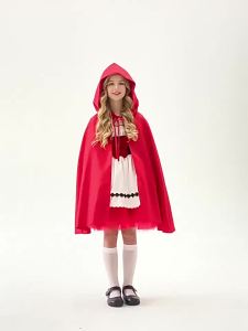 Childrens Performance Wear Halloween cosplay Little Red Riding Hood Dress Fairy Tale Costumes Female