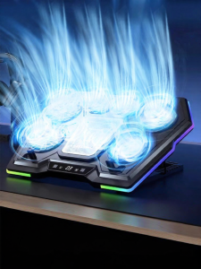 Jieyang | Gaming Laptop Cooler Stand Semi-conductor Water Cooling External Base Silent Small Fan