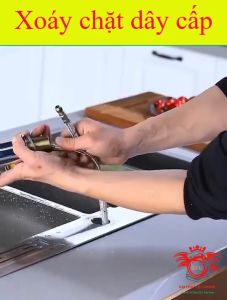 Dây cấp vòi chậu lavabo nóng lạnh HODABOSS dây cấp vòi nước bồn rửa chén bát nóng lạnhống cấp nước thép không gỉ