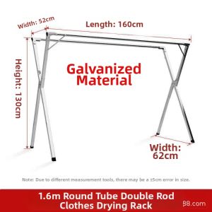 Adjustable Foldable Clothes Drying Rack Stainless Steel