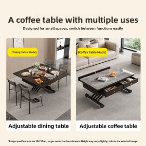 GUANYU | Multifunctional Foldable Adjustable Teak Table