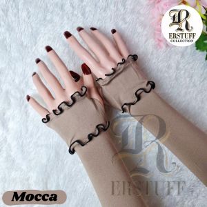 HANDSOCK JEMPOL CURLY / MANSET KRIWIL LIS LAYER HITAM