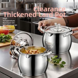 BAIXITANG | Food-Grade Stainless Steel Oil Pot