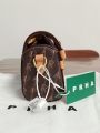 Tas PRAHA PRHA Vintage Coklat Coffe Tas Wanita Elegan Kokoh Kualitas Premium kd 118. 