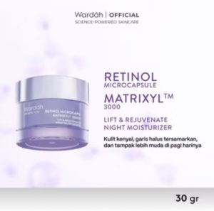 Wardah Renew You Retinol Microcaps Matrixyl 3000 Lift &Rejuvenate Night Moisturizer