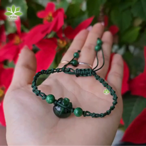 Q2480 Vòng túi tiền Cẩm Thạch Sơn Thủy tết handmade ko kén mệnh - Phong Thủy TUDO