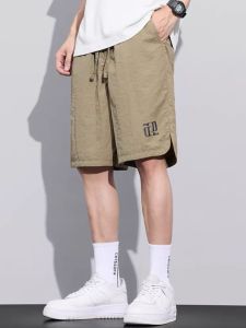 Quần Short Thể Thao Nam Mùa Hè Nhanh Khô Quần Lụa Băng Quần Dài Năm Điểm Quần Dài Thường Ngày Quần Ống Đứng Quần Dài Thẳng