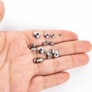 Stainless Steel Spacer Beads Handmade DIY Jewelry Accessories Beaded Bracelet Gasket