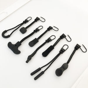 Laundry Bag Zipper Head Tail Rope Pull Tab Extension Pull Pendant Bag Decoration Removable Zipper Tail Injection Molding Pull Mix