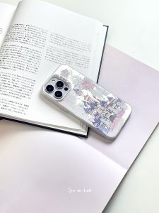 Artistic Firework Castle Phone Case for Mobile Customized Personality Anti-slip High-End Feel Suitable for 16Promax 16Pro 16Plus