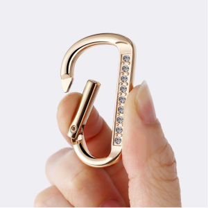 Simplified Mountaineering Car Keychain Waist Hanging Ring Hook Key Chain Automobile Accessory Compact Personal Driving Item