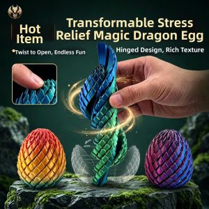 UBT | 3D Print Stress Relief Dragon Egg Toy Twist Relaxing
