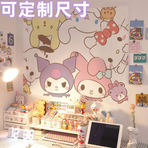 Nhãn Dán Tường Hello Kitty Sticker Dán Tường Phòng Trọ Hoạt Hình PVC Chịu Nhiệt Độ Cao Trang Trí Phòng Trẻ Em