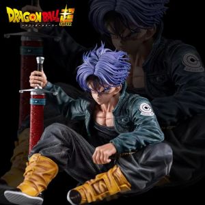 Bandai | Dragon Ball Z Anime Figure Trunks Action Figurine Super Saiyan GK PVC Statue Model Decoration Collection Christmas Toy Gift
