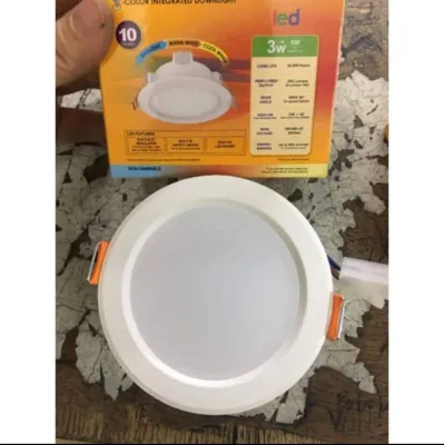 firefly tri/3-color(daylight /warmwhite /cool white all in 1)integrate led downlight/ pin light :3w&6w. 9w