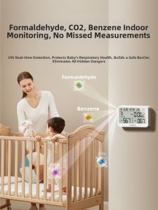 Air Quality Monitor with Humidity and Temperature Measurement