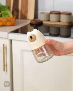 ขวดสเปรย์น้ำมันหมี ดีไซน์น่ารักไม่ซ้ำใคร/ขวดสเปรย์น้ำมันแก้ว/ขวดน้ำมันและซีอิ๊วอเนกประสงค์ ความจุขนาดใหญ่ 300 มล