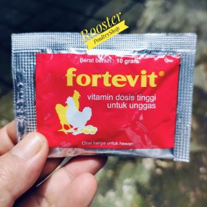 Vitamin Fortevit 10 gram vitamin dosis tinggi unggas Fortevit Vitamin Ayam Petelur