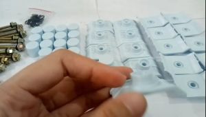 Caping Roof Seal Blue + Baut Atap Ecoroof UPVC /20pcs baut atap