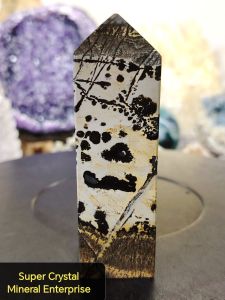 Natural Precious Landscape Picture Jasper Crystal Point Ornament LPJ08 #CrystalPoint