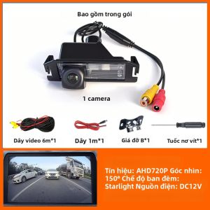 Camera Lùi HD Cho Hyundai I10 I20 I30 Eon Elantra Genesis Kia Morning - Phụ Kiện Xe Tương Thích Với Đèn Biển Số AHD/CVBS
