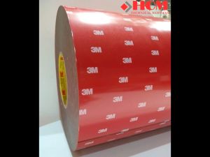 3M 4229P 615mm x 10m nguyên log Băng Keo Hai Mặt cường lực - keo xốp dầy màu xám đậm dính được nhiều chất liêu dán đồ chơi xe logo