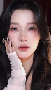 BEAUTYLENS Basque Black Ice minus(-0.50s/d-8.00）Softlens Lensa Berwarna Lensa mata Ukuran 14.2mm