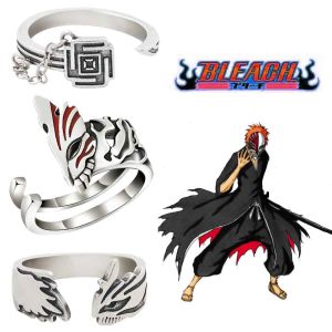Anime Death Ring Realm Kurosaki Ichigo Ring Hollow Mask Ring of All Revelations Hitsugaya Toushirou Cosplay Ring Accessories