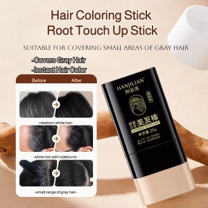 Hair Coloring Stick Easy To Use Covers Gray Hair With Comb For Quick Root Touch Up Natural Looking Hair Dye Non Drip Formula