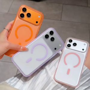 Ốp Điện Thoại Từ Tính Chống Sốc Cho iPhone 17 Pro Max Trong Suốt