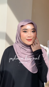 𝗛𝗮𝗻𝗵𝗮𝗻 𝗛𝗶𝗷𝗮𝗯 - Pashmina Oval Polos Kaos Airflow Premium 170 x 70