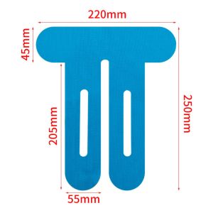 1 Cái Băng Kinesiology Đã Cắt Sẵn Dành Cho Đầu Gối & Phần Đùi Sau Chất Liệu Cotton+Spandex Băng Hỗ Trợ Chân Dùng Cho Chạy Bộ Tập Luyện Ngăn Ngừa Chấn Thương