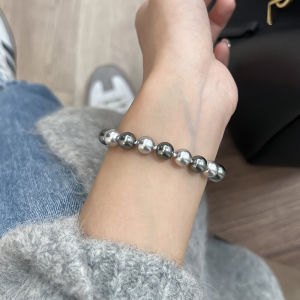 Millie Tahiti Color Silver Grey Mixed Color Pearl Bracelet Womens New 2024 Luxury Minimalist Design Bracelet Fashion Jewelry