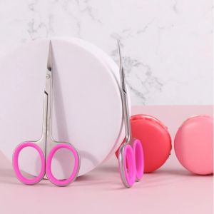 Russian Style Nail Art Dead Skin Scissors Stainless Steel Precision Nail Repair Professional Grade Nail Tools Eagle Beak Elbow