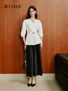 Elegant Intelligent Appearance Acetate Blend A-line Skirt