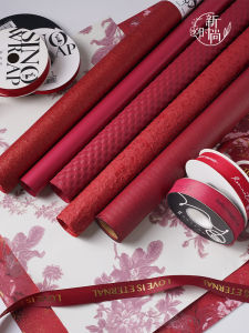 Bộ Giấy Gói Hoa Angra Red Vintage Cho Đám Cưới Mùa Thu Đông DIY Thủ Công Giấy Hoa Sydney Giấy Gói Hoa Tươi