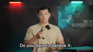 Superfire GTX6 COB & LED Rechargeable Sensor Motion Headlamp Waterproof IPX4 Camping & Night Run