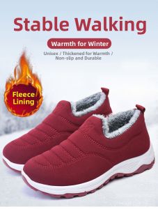 JIFANPAUL | Warm Anti-Slip Cotton Shoes for Seniors Winter