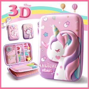 Pencil Bag Pencil Case Student Large Size Stationery Box GirlChildrens Pencil Boxes