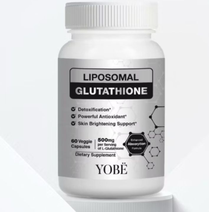viên uống liposomal glutathione Viên uống Liposomal Glutathione Trắng Da & Hỗ Trợ Thải Độc Gan Thận