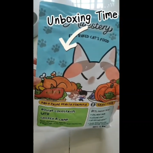 Miijestery Cat Food | 85% Fresh Meat Chicken & Lamb | Oven-Baked | Grain-Free | ≥40% Protein | Makanan Kucing [Bundle]