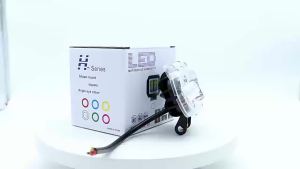 1 Chiếc Thiết Kế Hình Con Cú LED Đèn Sương Mù Xe Máy Đèn Pha Đèn LED Đỏ & Xanh Dương 12V Phụ Kiện Xe Máy